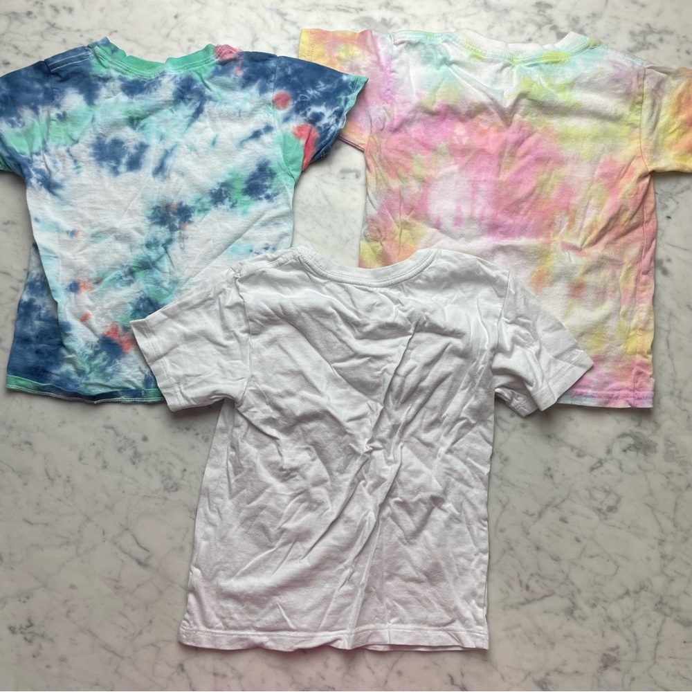 Children's Place Awesome Fearless Epic Legit Tie-Dye T-Shirts - Picture 7 of 10